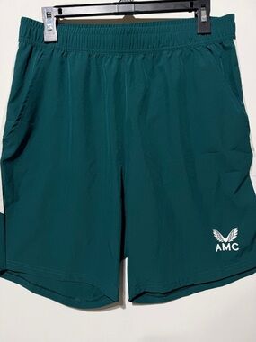 AMC x Castore Andy Murray Technical Training Shorts Thyme Green White Large